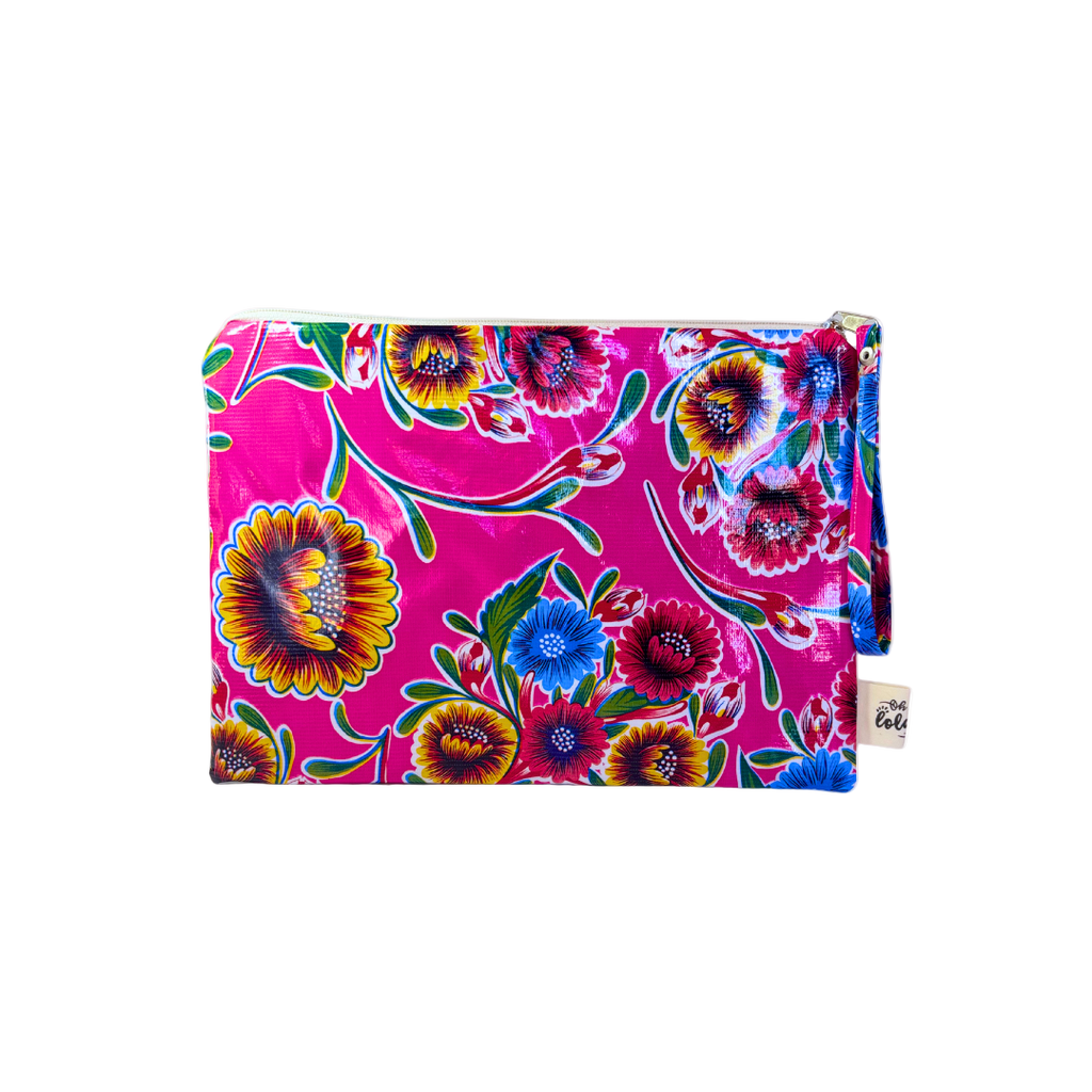 Floral-patterned pouch