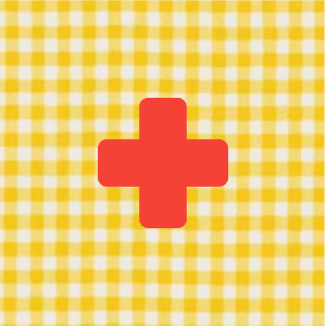 Motita yellow red cross